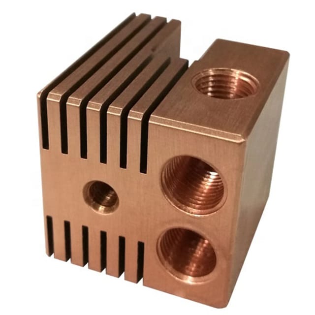 Custom CNC Milling Parts of SS Red Copper